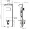 Система инсталляции для унитазов WASSERKRAFT SALM 27TLT.010.ME.WH.WH04