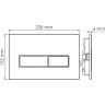 Система инсталляции для унитазов WASSERKRAFT VILS 56TLT.010.ME.WH03