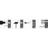 Стакан с мыльницей WASSERKRAFT BERKEL К-6826 K-6826